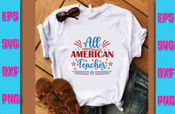 All American Teacher SVG Design Review