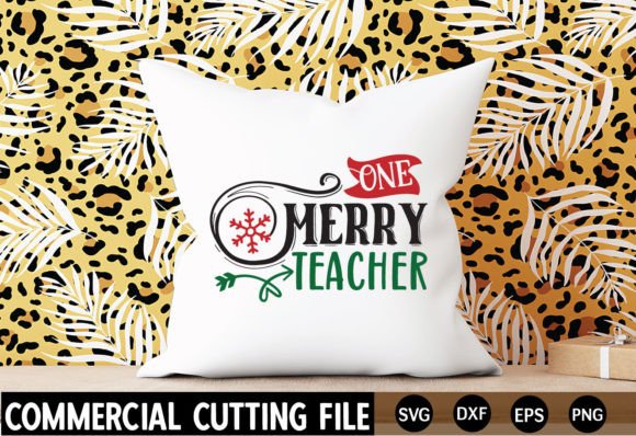 One-Merry-Teacher SVG: A Versatile Embroidery Design