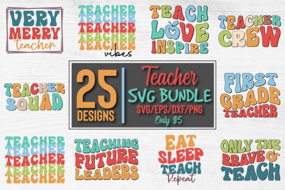 Review: About Retro Teacher SVG Bundle Vol 1