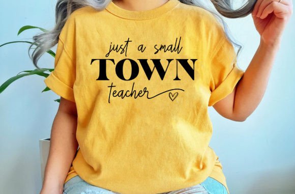 Small Town Teacher Svg: A Charming Embroidery Design