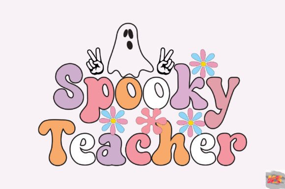 Spooky and Stylish: Halloween Teacher SVG, PNG