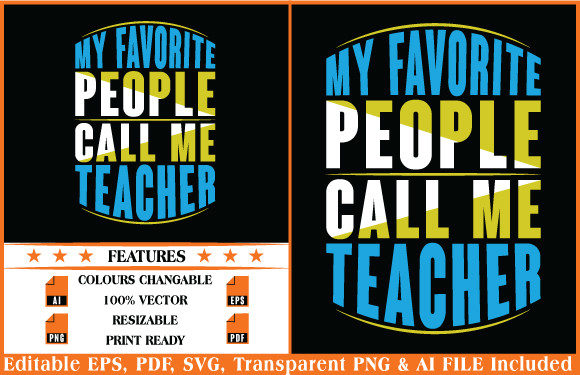 Teacher Day T-shirt My Favorite People: An Embroidery Review
