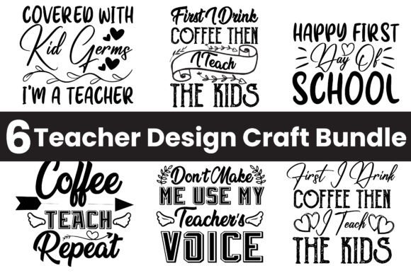 Teacher SVG Craft Bundle Vol - 2: A Versatile Design Pack
